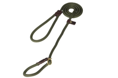 The DoggyWalker Sliplijn Olive Green