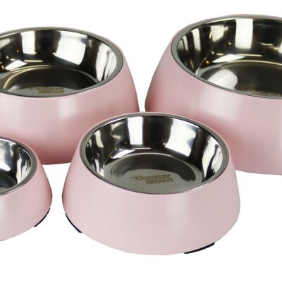 The DoggyBowl Metalic Pink L