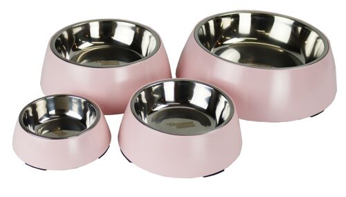 The DoggyBowl Metalic Pink XL