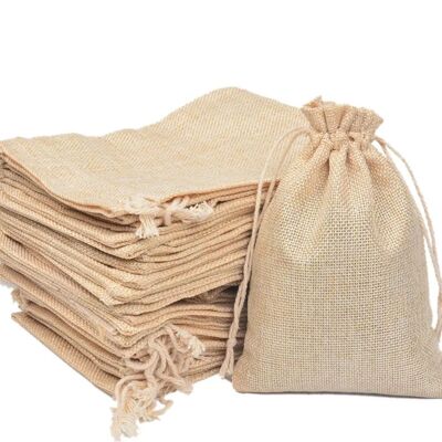Solid Color Cotton String Sack Silk Screen Jewelry Packaging Bags