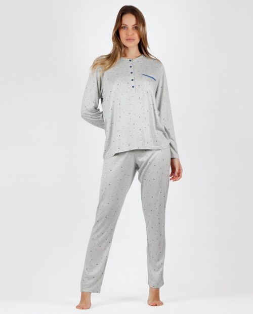 ADMAS CLASSIC Pijama Manga Larga Little Moons para Mujer