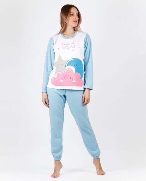 ADMAS Pijama Calentito Manga Larga Sweet Dreams para Mujer