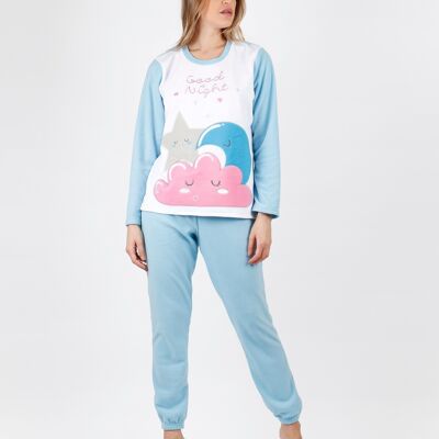 ADMAS Sweet Dreams Long Sleeve Warm Pajamas for Women