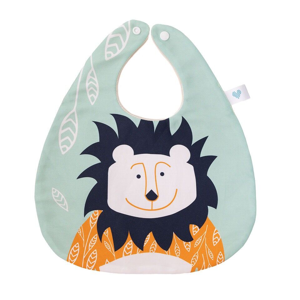 Bavaglino in cotone biologico Johnny il leone