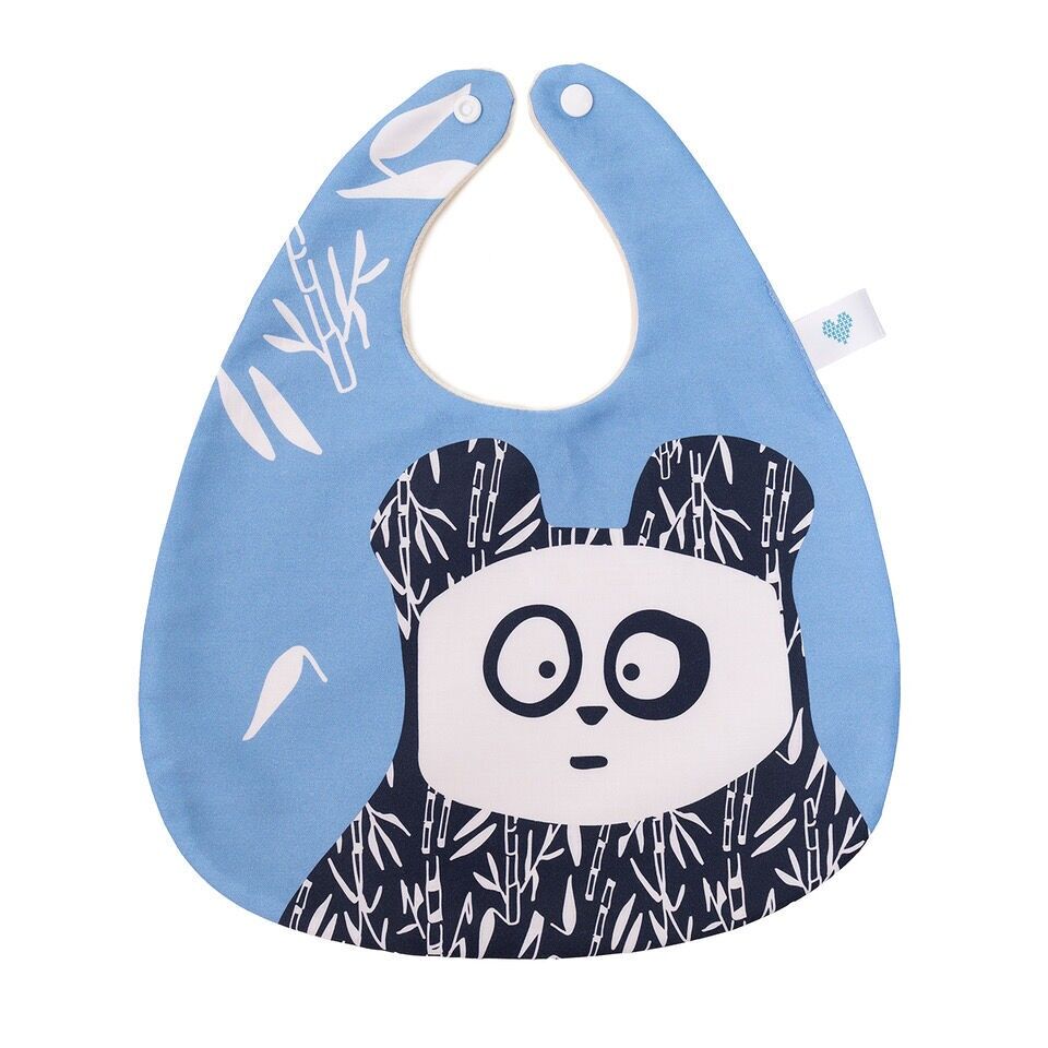 Bavaglino in cotone biologico Gloria il panda