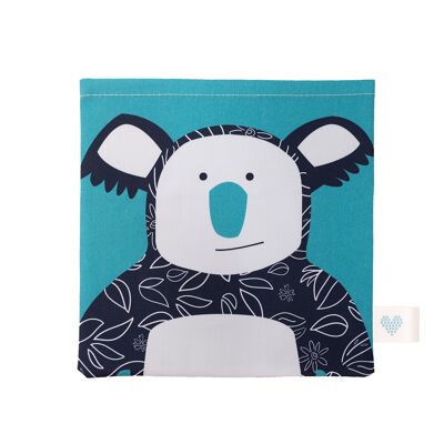 Bolsa de agua caliente seca Marley el koala de algodón orgánico y semillas de lino