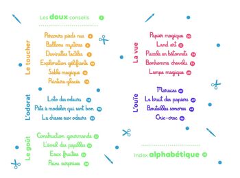 NOUVEAUTÉ - Livre d'activités - Mes activités sensorielles - Collection « Je fais moi-même » 2