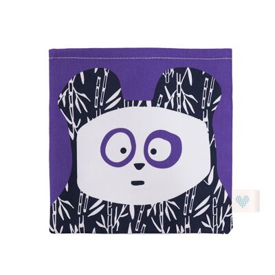 Borsa dell'acqua calda Gloria il panda in cotone biologico - semi di lino