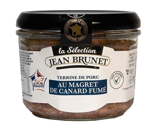 Terrina de Cerdo con Pechuga de Pato Ahumada - Carne de Cerdo Francesa 180g