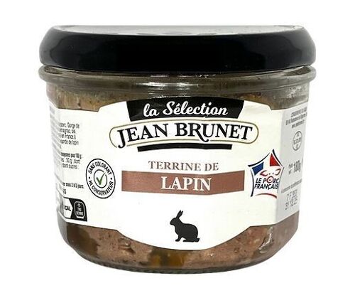 Terrine de Lapin - Viande de Porc Français 180g