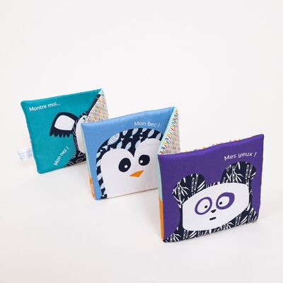 Livre d'éveil Totem en coton bio pour bébé