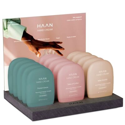 Hand Cream Display + Backcard - HAAN READY