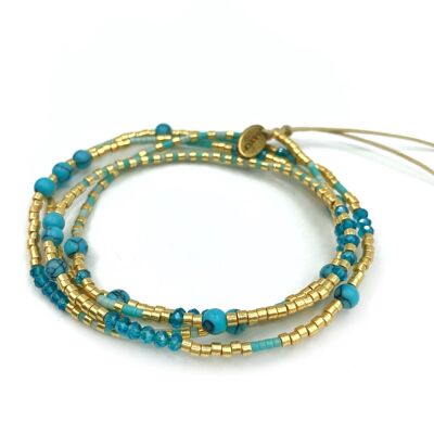 SUN Miyuki Naturstein Halskette/Armband