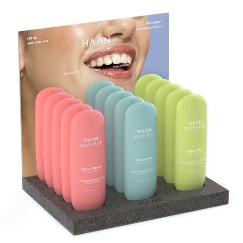 Display Pasta de dientes + Backcard - HAAN READY