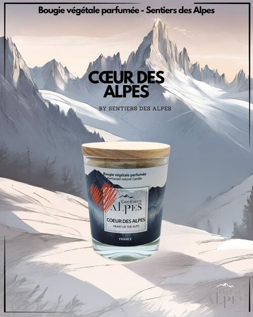 Bougie Parfumée - Cœur des Alpes