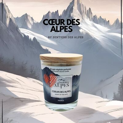 Bougie Parfumée - Cœur des Alpes