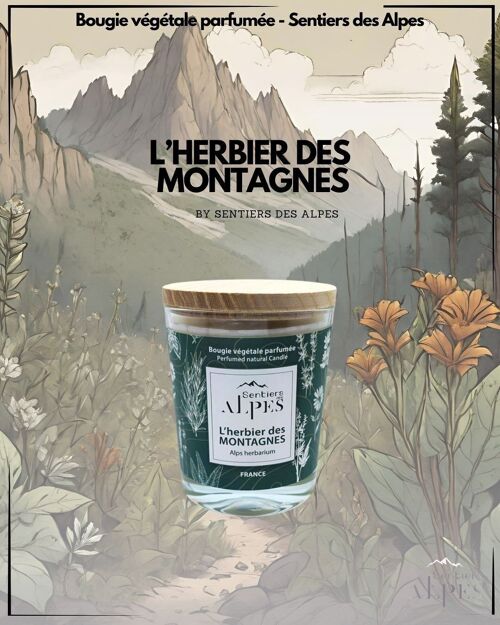 Bougie Parfumée - l'Herbier des montagnes