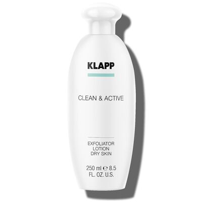 CLEAN & ACTIVE Loción Exfoliante Piel Seca 250ml