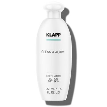CLEAN & ACTIVE Lotion Exfoliante Peaux Sèches 250 ml