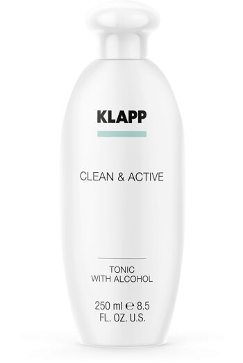 CLEAN & ACTIVE Tonique à l'Alcool 250ml
