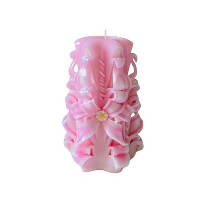 Pink Artisan Candle