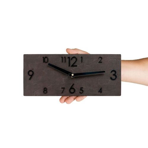 Wooden Wall Clock Black (2 Sizes)