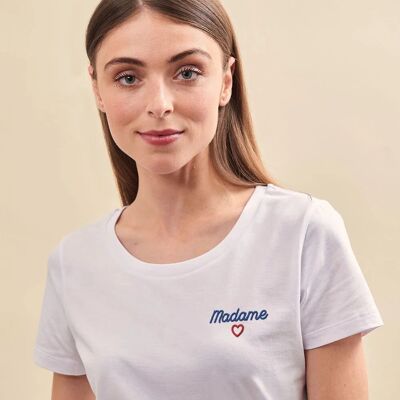 T-shirt femme brodé "Madame"