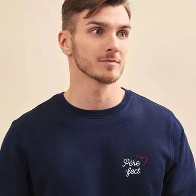 Sweatshirt brodé "Père-fect"