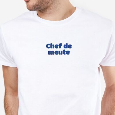 T-shirt homme brodé "Chef de meute"