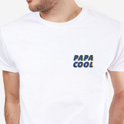 T-shirt homme brodé "PAPA COOL"