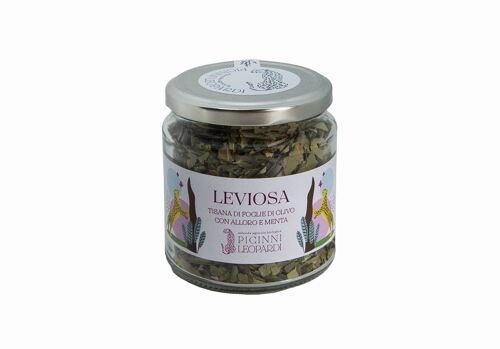 Leviosa - Tisana di foglie d'olivo, alloro e menta 50 g