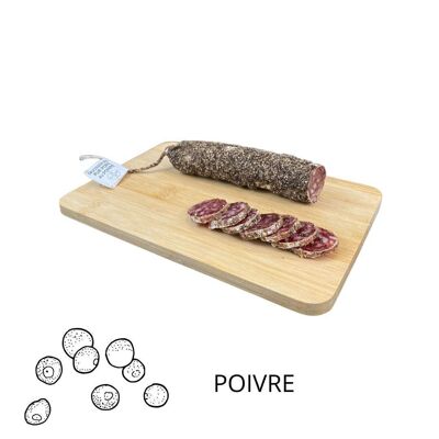 Saucisson d'Auvergne au Poivre