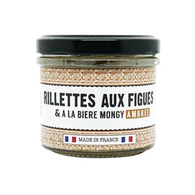 Feigen- und bernsteinfarbene Mongy-Bier-Rillettes