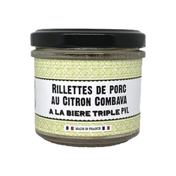 Rillettes de porc au citron combava et à la PVL Triple 1