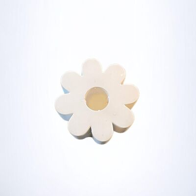 Bougeoir Flower Power Blanc