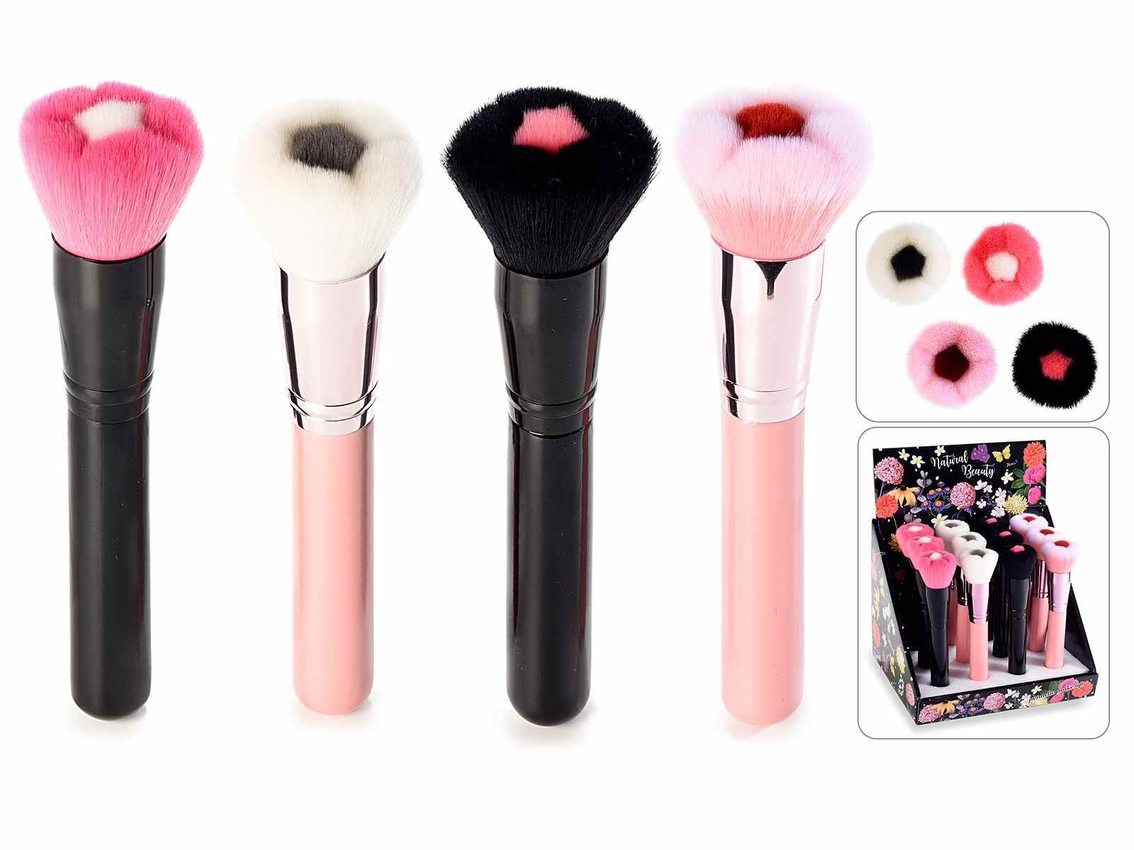 Make-up-Pinsel Design Blumen im Display mit 12 Stück Design 14zero3