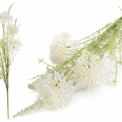 Bouquets of artificial dandelions and wild ear