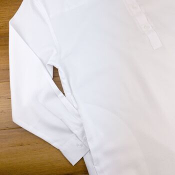 Grenouille Ladies 2 Size Beige & White Stripe Above Knee Length Shirt Dress  - Size 1 - UK size 10 - 14
