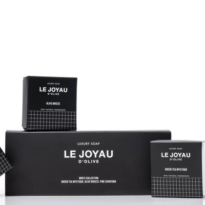 Black Gift Box - Luxury Solid Soaps - 100% Natural, Artisanal and Ecological