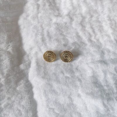 Golden Inca Earrings