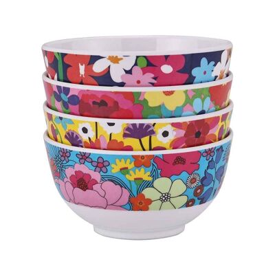 Set of 4 Mini Bowls - Garden Floral