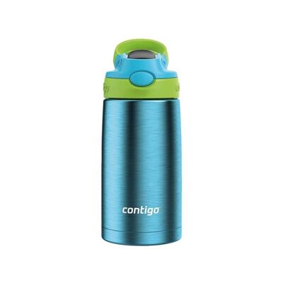 Bouteille en métal NETTOYABLE pour enfants, bleu clair, 385 ml