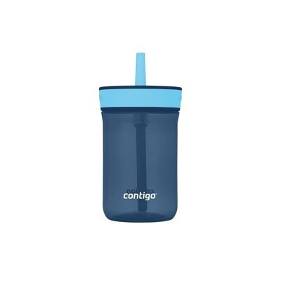 LEIGHTON Straw Cup Blue 420 ml