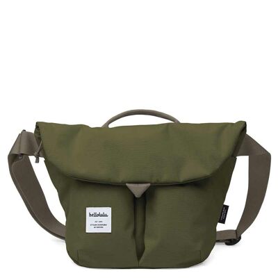 KASEN Sac Bandoulière Vert Olive