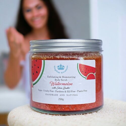 Watermellon Exfoliating and Shimmering Body Scrub