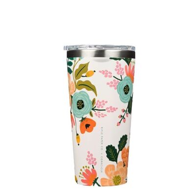 Tumbler - 16oz Rifle Paper - Gloss Cream Lively Floral