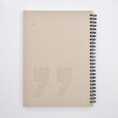 Cuaderno Espiral Gris - Cita