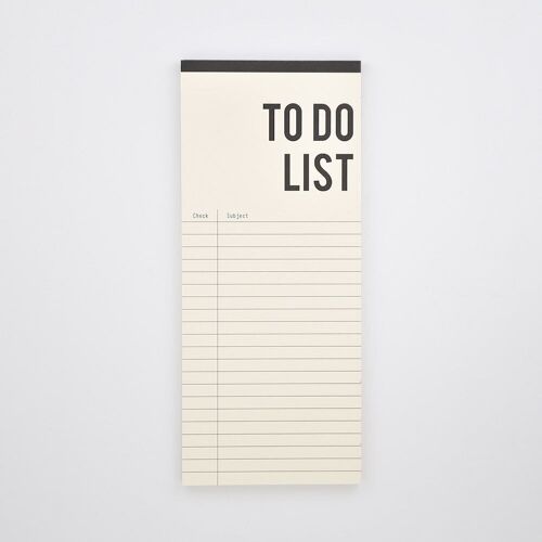Paper Block - To Do List