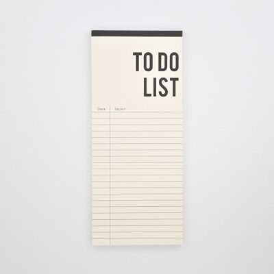 Bloc de papier - Liste de tâches