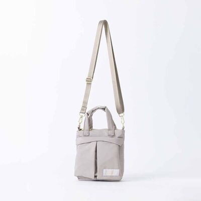 2Way Mini Sac à Bandoulière Casque Gris 0114